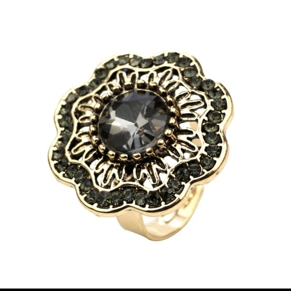 Turkish Vintage Style Flower Ring for Women,Ottoman,ByzantianWeddingGift - Picture 3 of 7